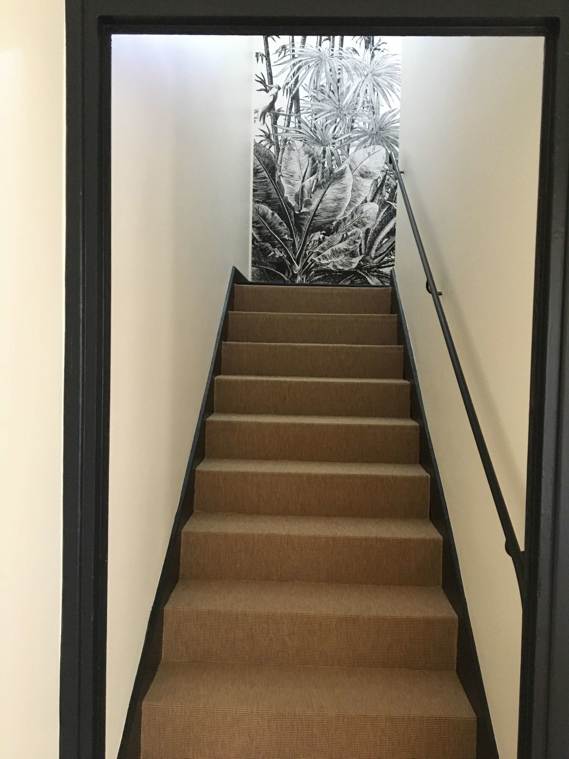 Escalier rénové par la décoratrice La déco CL